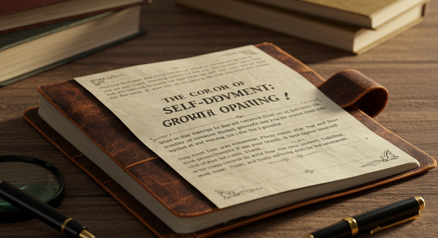 자기개발의 핵심, 성장 마인드셋 훈련법