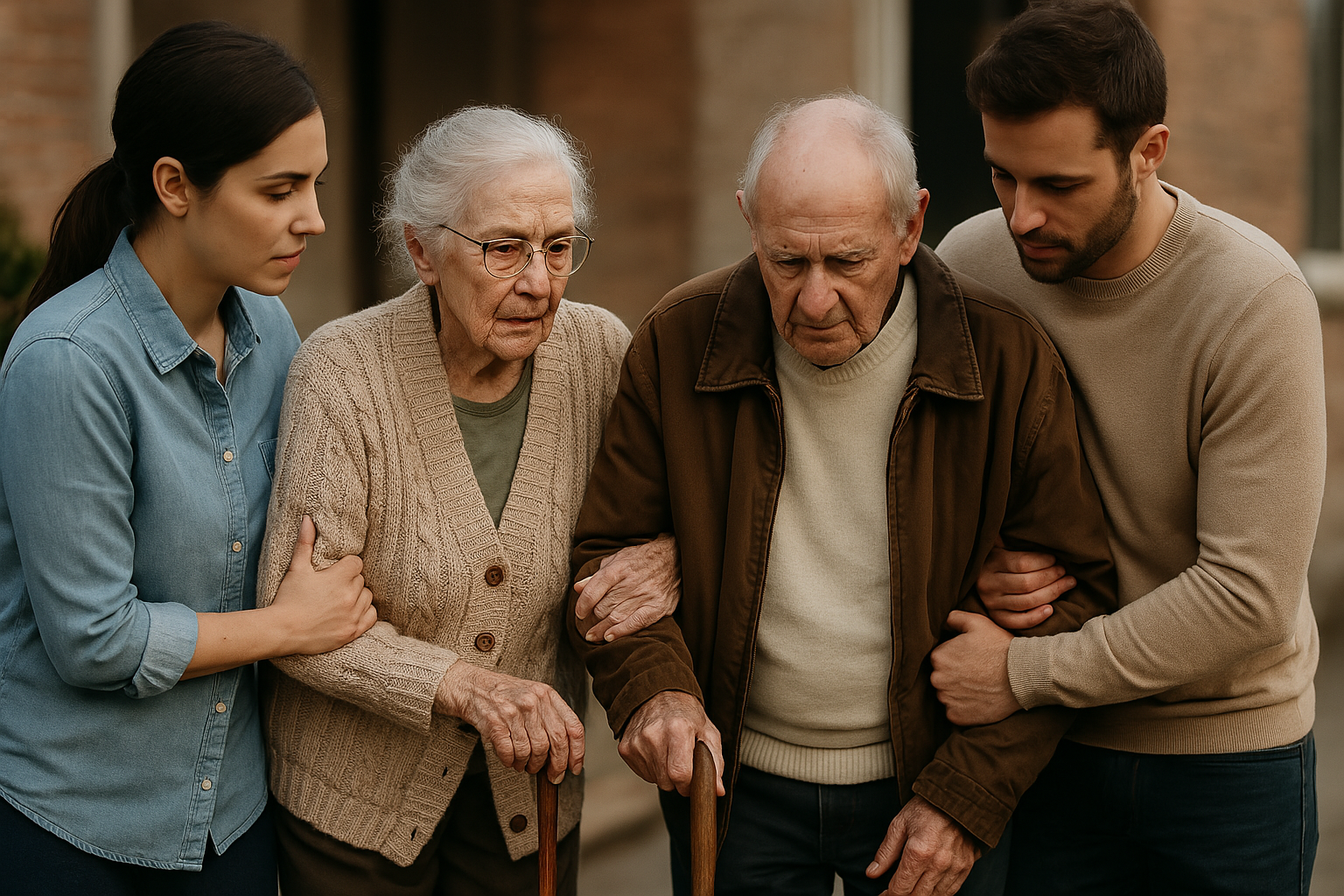 노년 부양 관련 사진