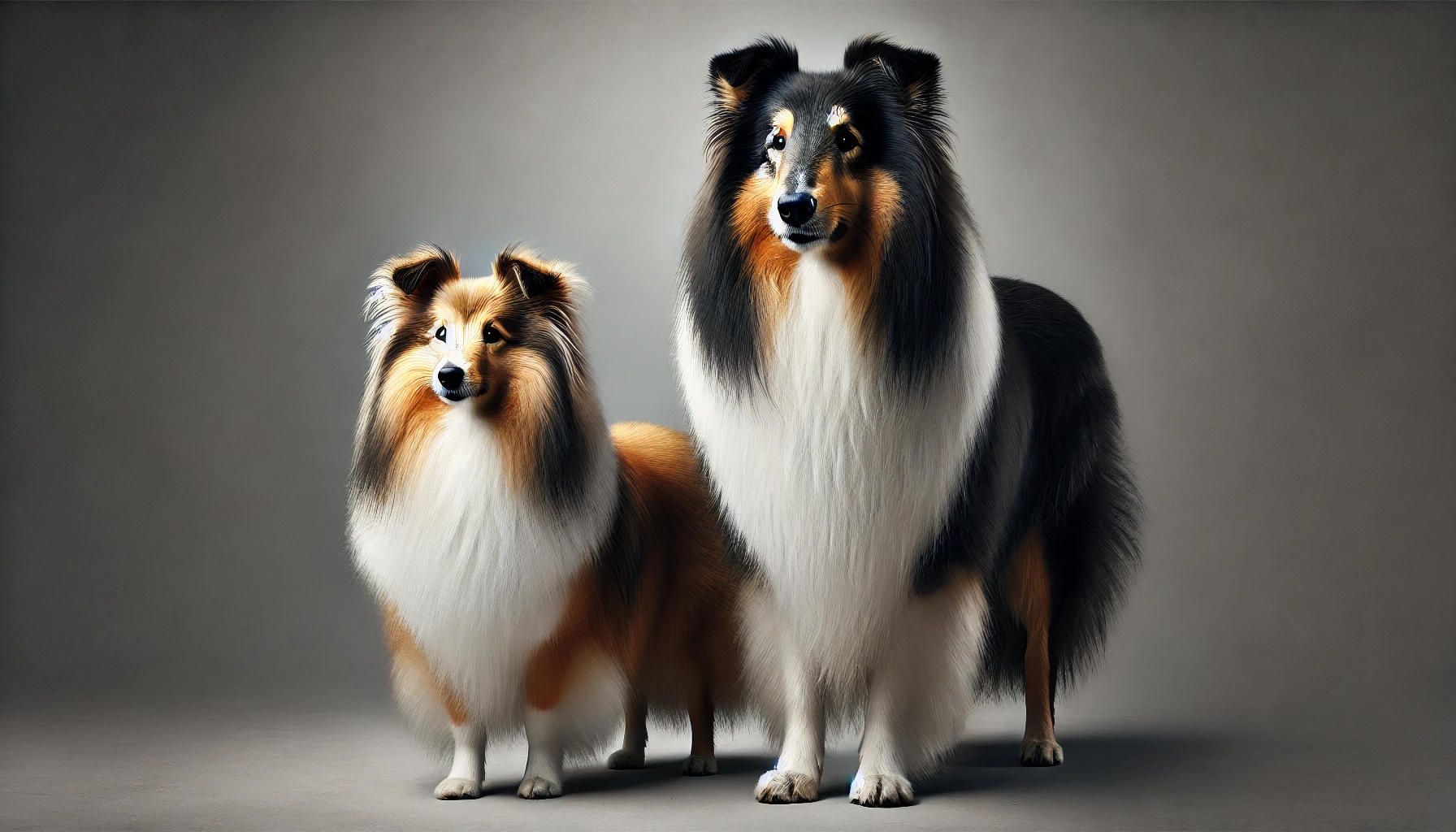 셔틀랜드 시프도그와 러프 콜리