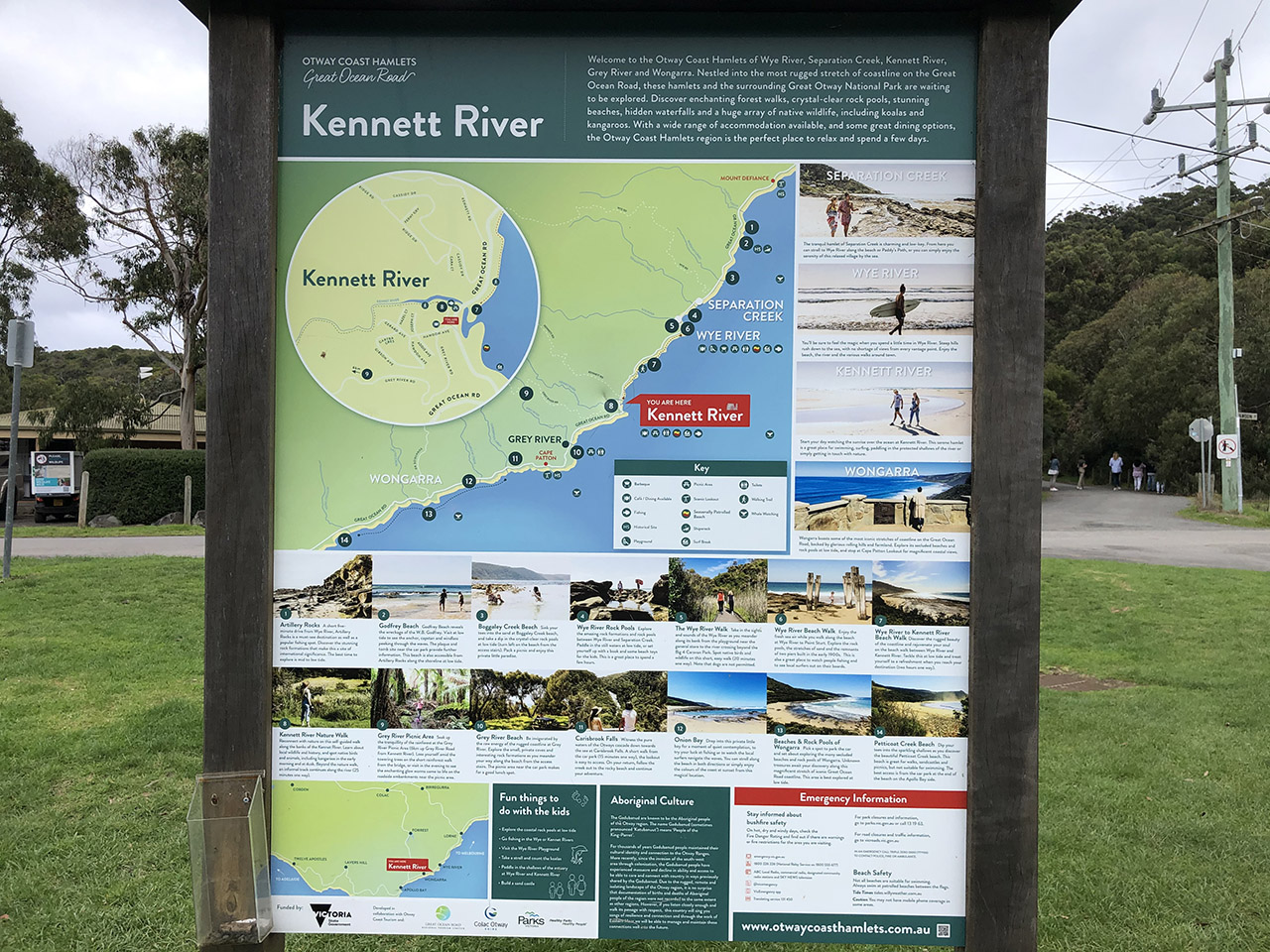 케넷 리버 안내판