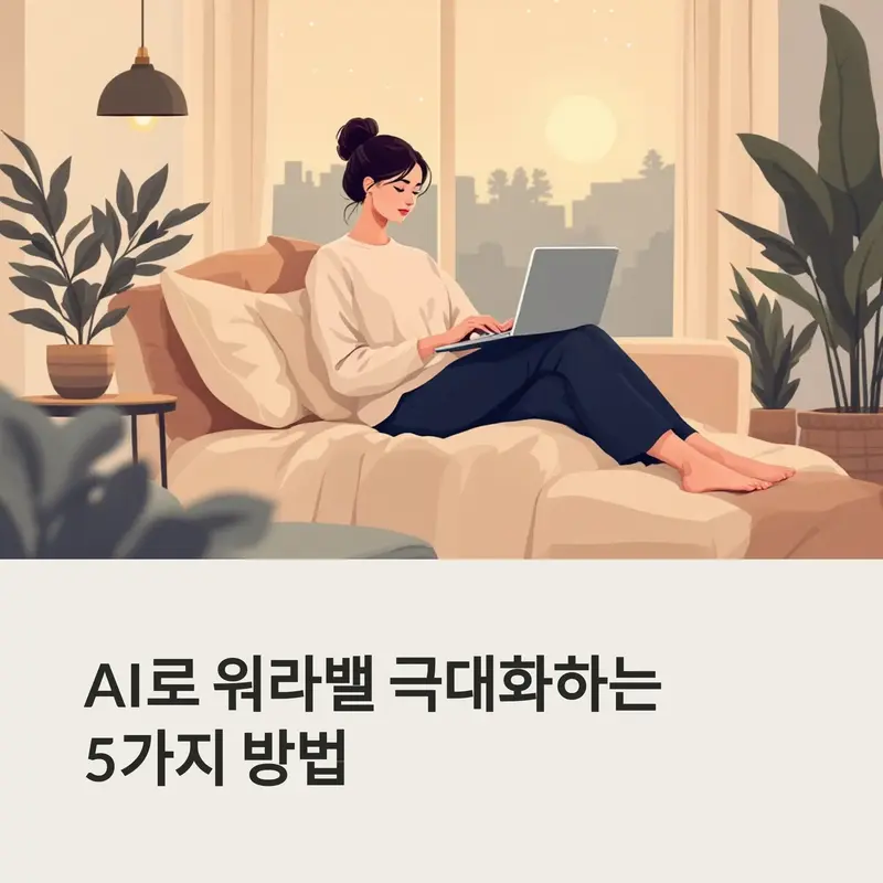 AI 도구로 워라밸을 실현하는 스마트 오피스와 라이프스타일