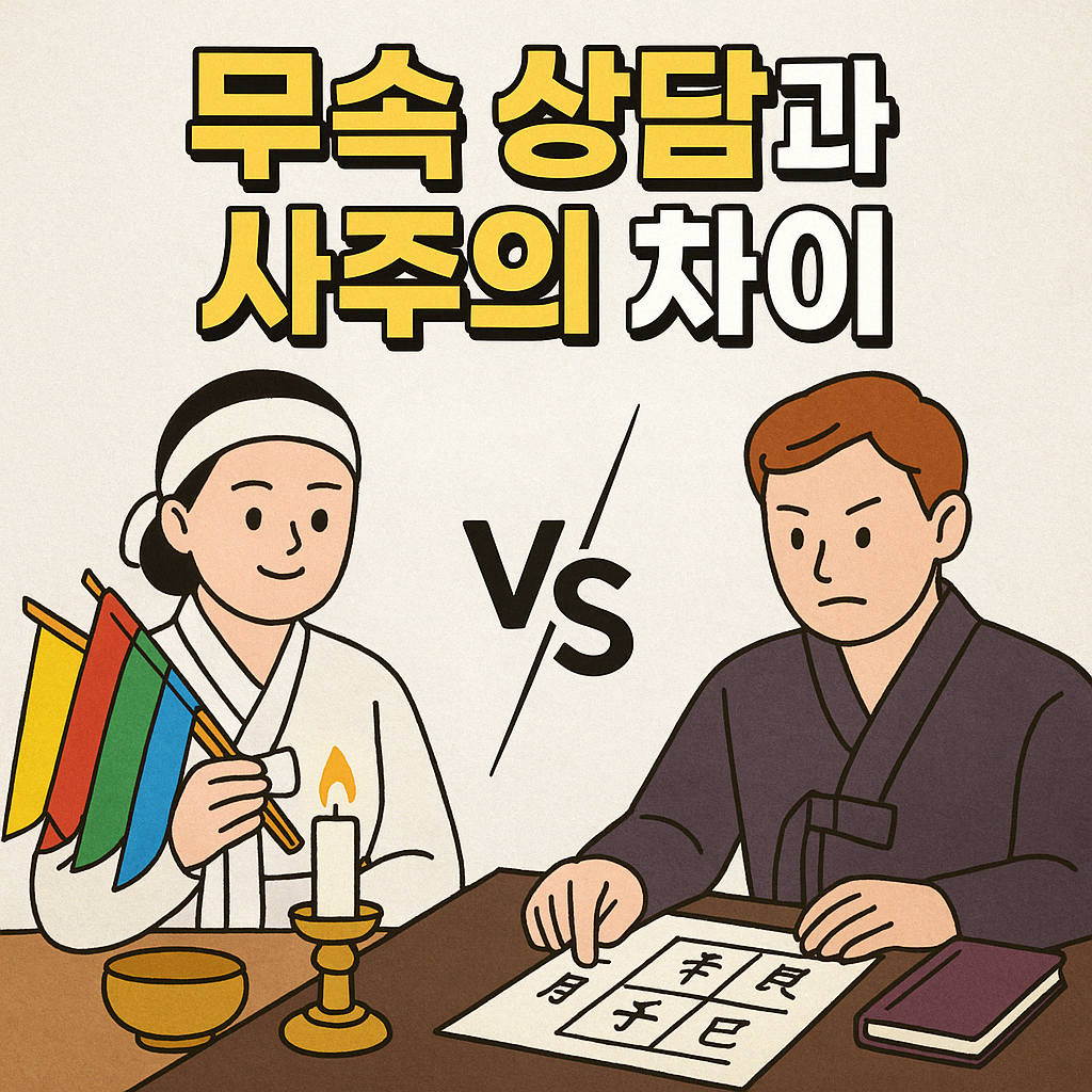 무속 상담과 사주의 차이