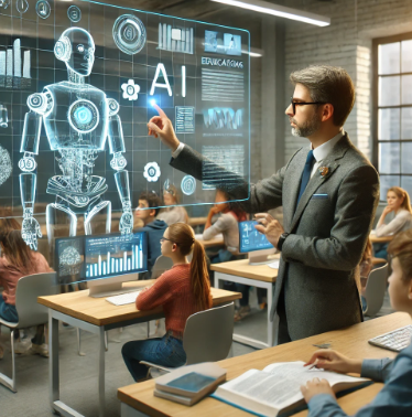 AI 기반 맞춤형 교육을 하는 이미지