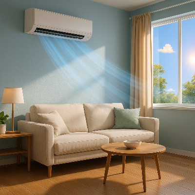 여름 에어컨 사용중