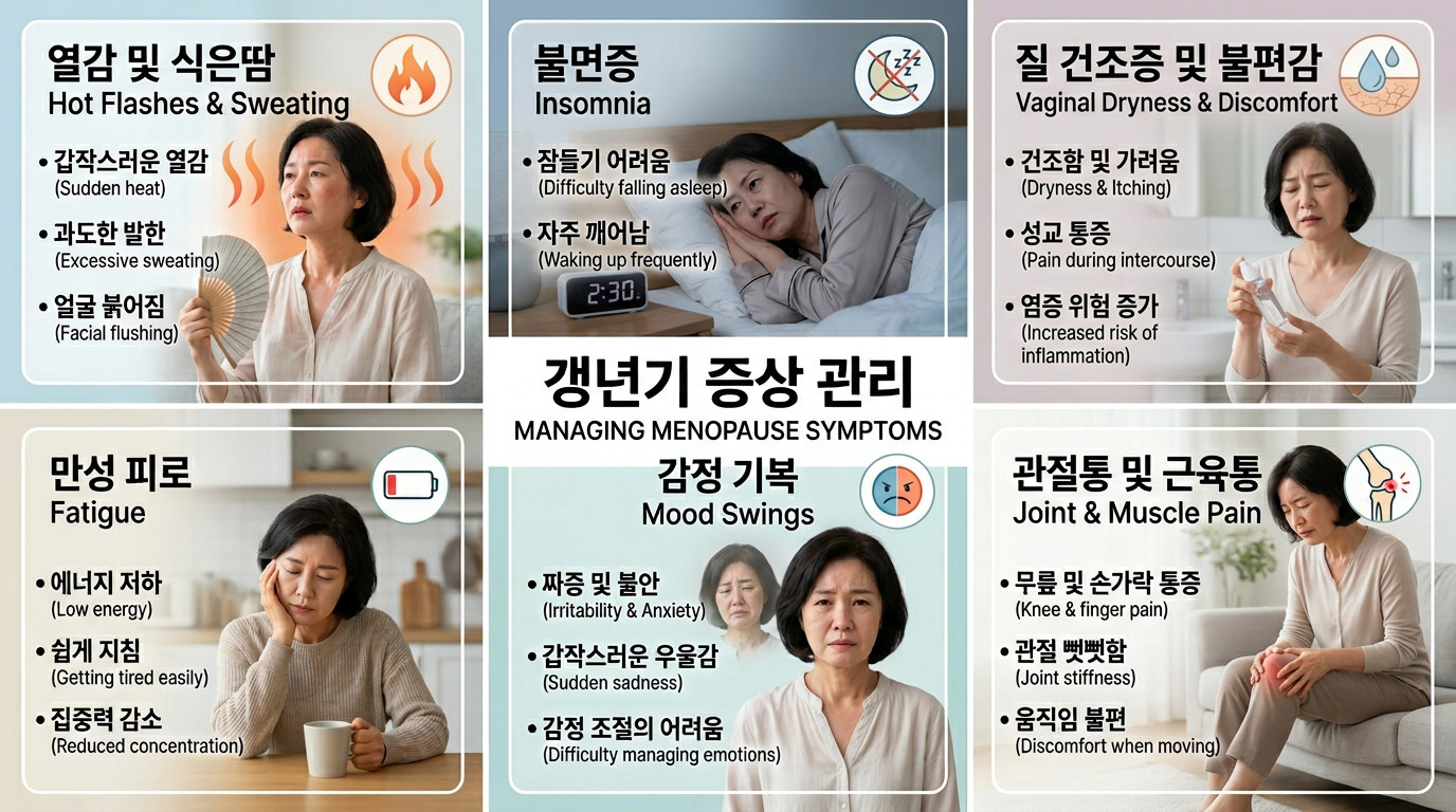갱년기 대표 증상