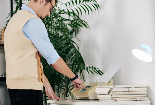 휴게소들도 팩스 보낼 수 있는 곳