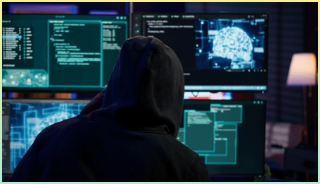 AI 머신 러닝을 사용하여 바이러스 백신 소프트웨어로 감지할 수 없는 제로데이 악용을 개발하는 사이버 범죄자. 해커 스크립트 속이는 방화벽, 카메라 B를 구축하기 위해 인공 지능 기술을 사용