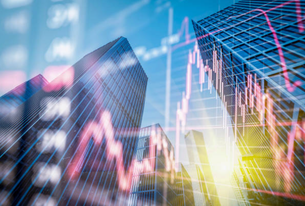 금융 주식을 표현한 이미지