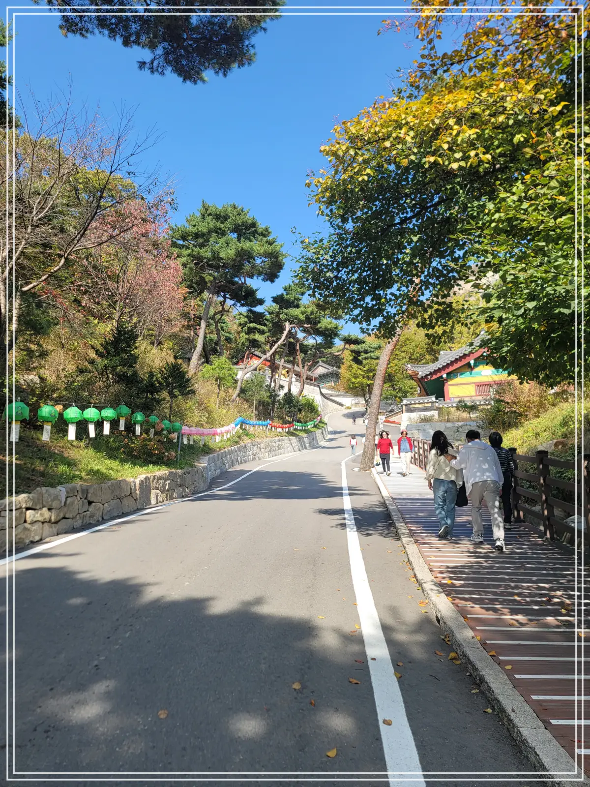 강화-보문사-올라가는-도로