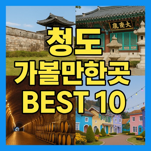청도 가볼만한곳 베스트10