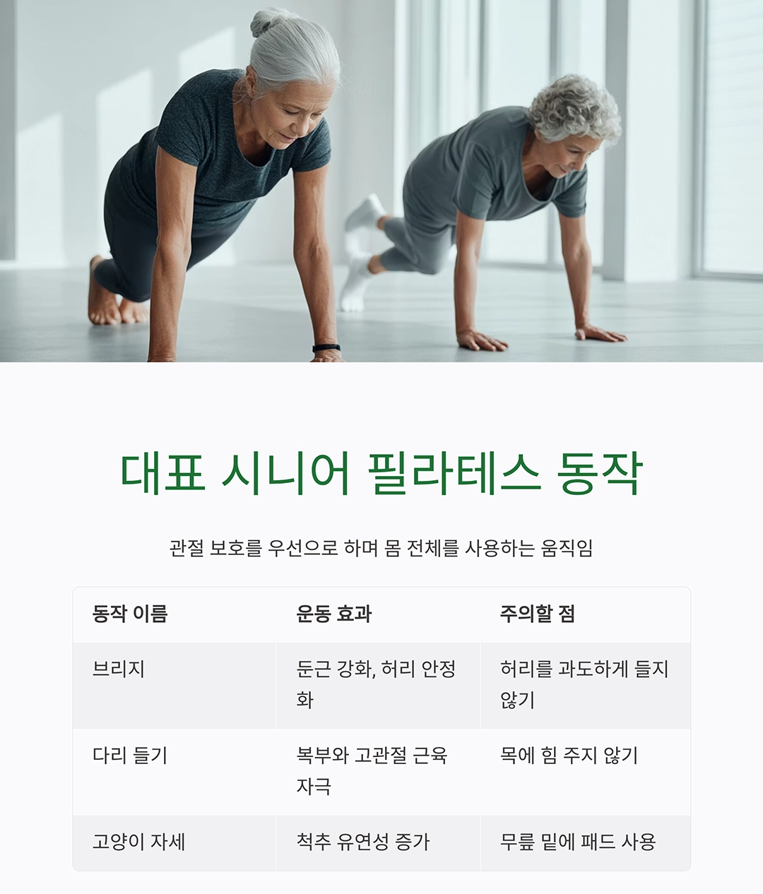 시니어 필라테스로 유연성과 근력 동시에 잡는 방법