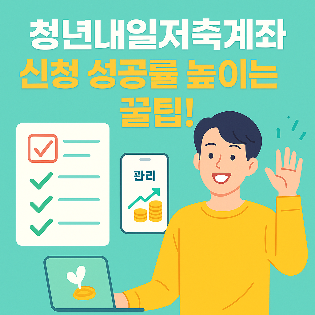 청년내일저축계좌 신청 성공률 높이는 꿀팁! 합격한 청년들의 실제 전략