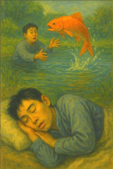 물고기 잡는 꿈해몽 – 상황별 8가지 해석