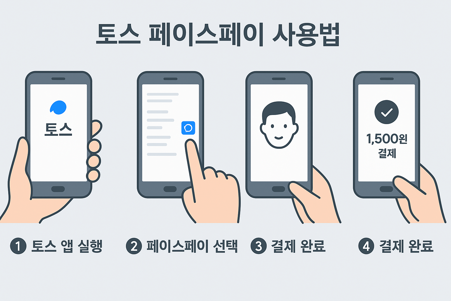 토스 페이스페이 사용법