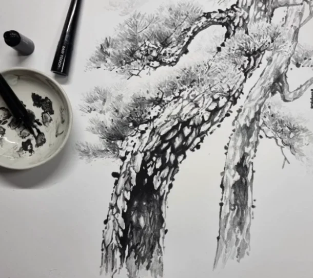 돌팔이화가의 그림전시회