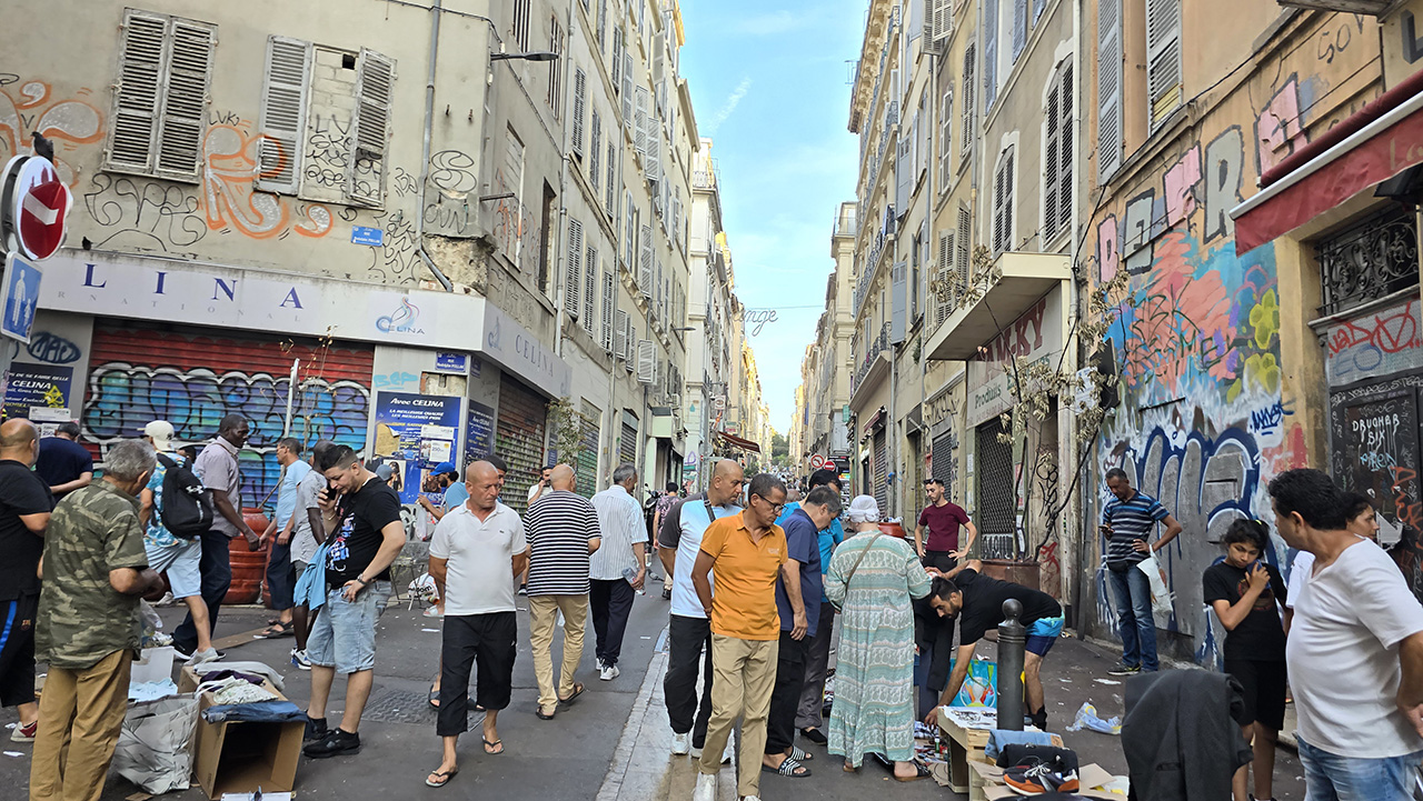 마르세유 길거리 시장