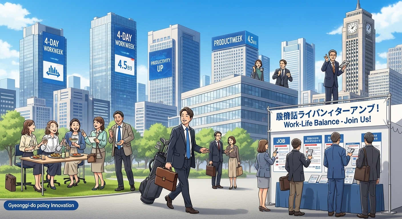 일본 '주 4일제' 전격 확산, 생산성 40% 증가의 비결…한국은 왜 뒤처질까?