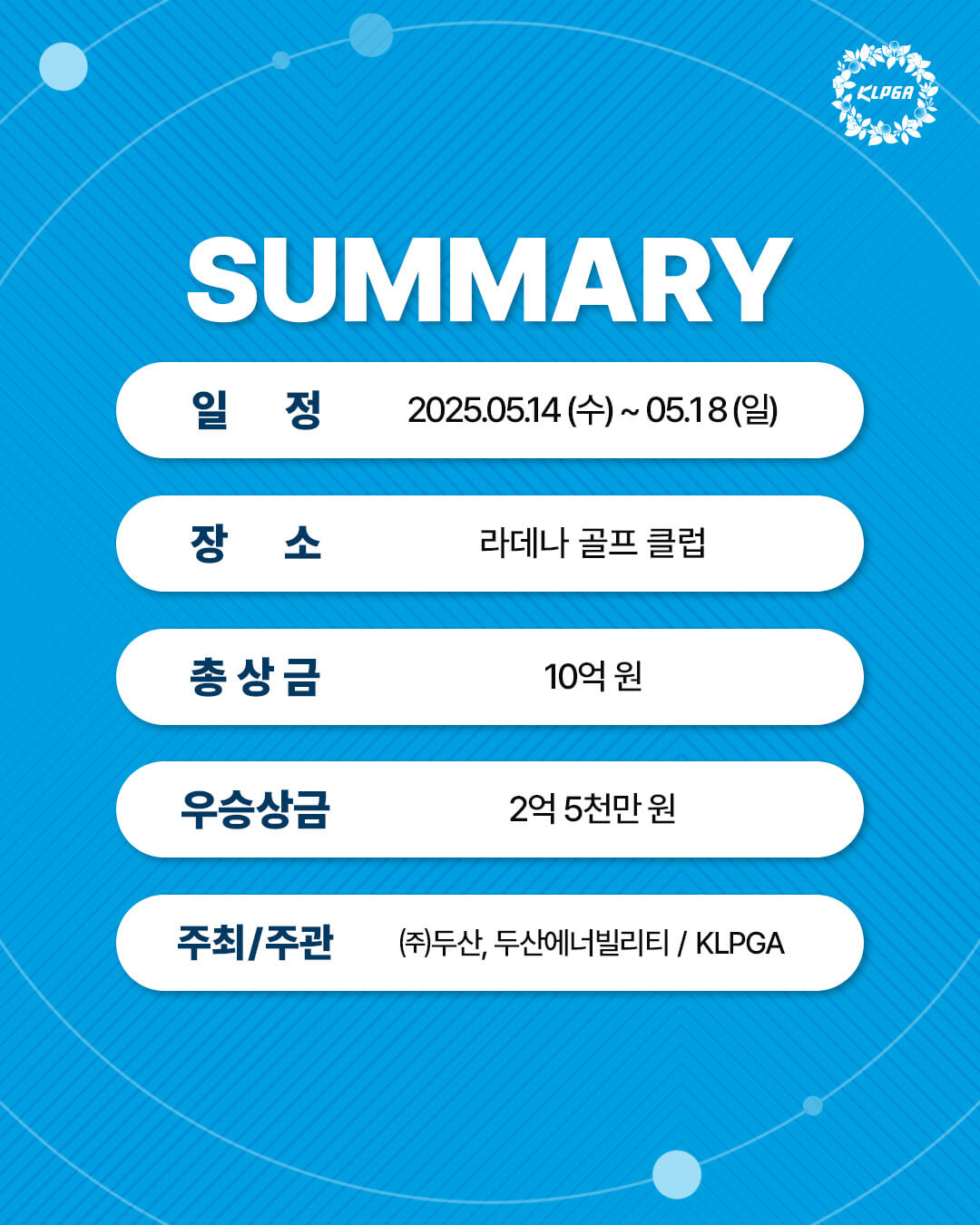 KLPGA 제17회 두산 매치플레이 챔피언십