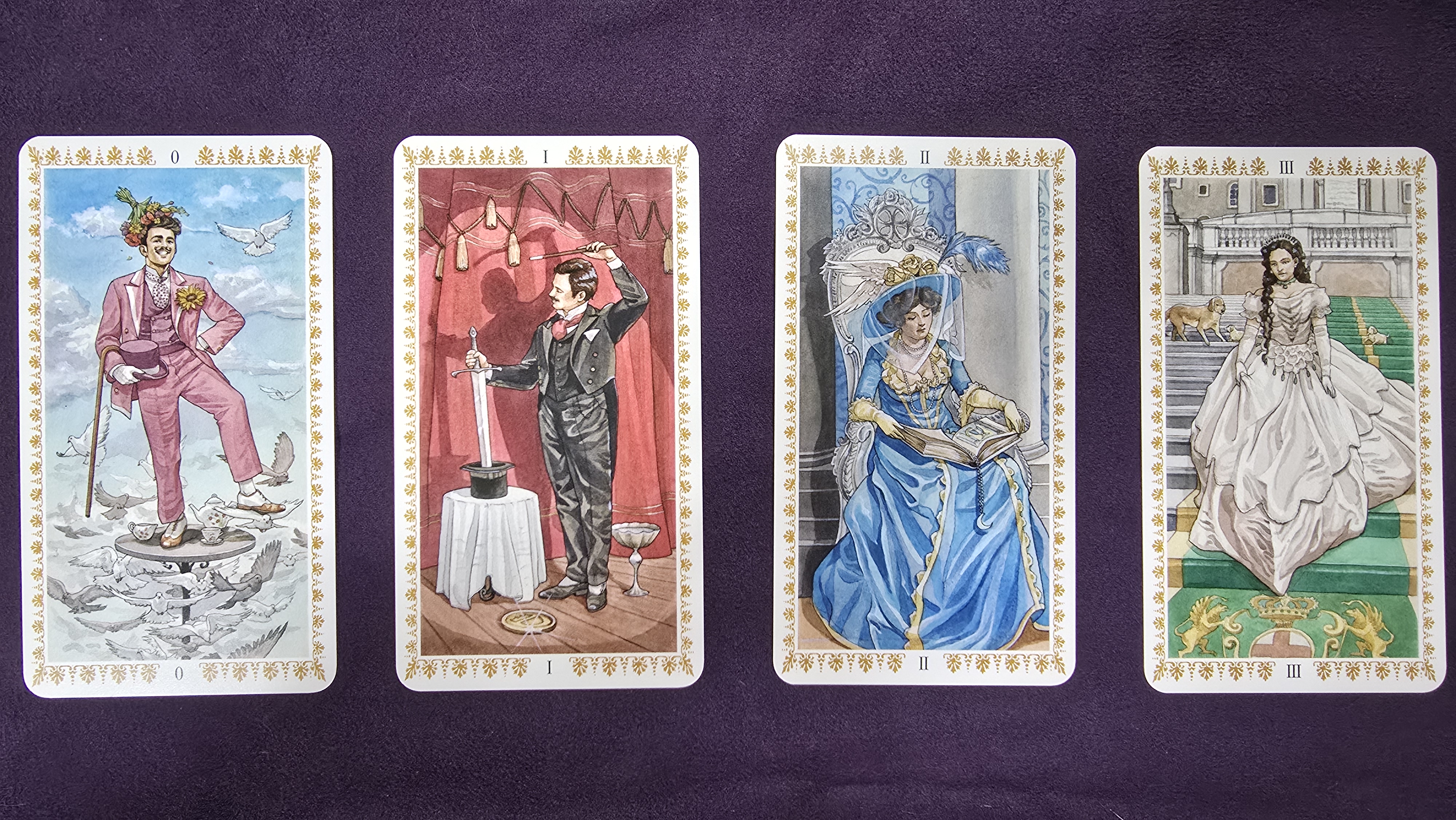 광대 마법사 여사제 여황제