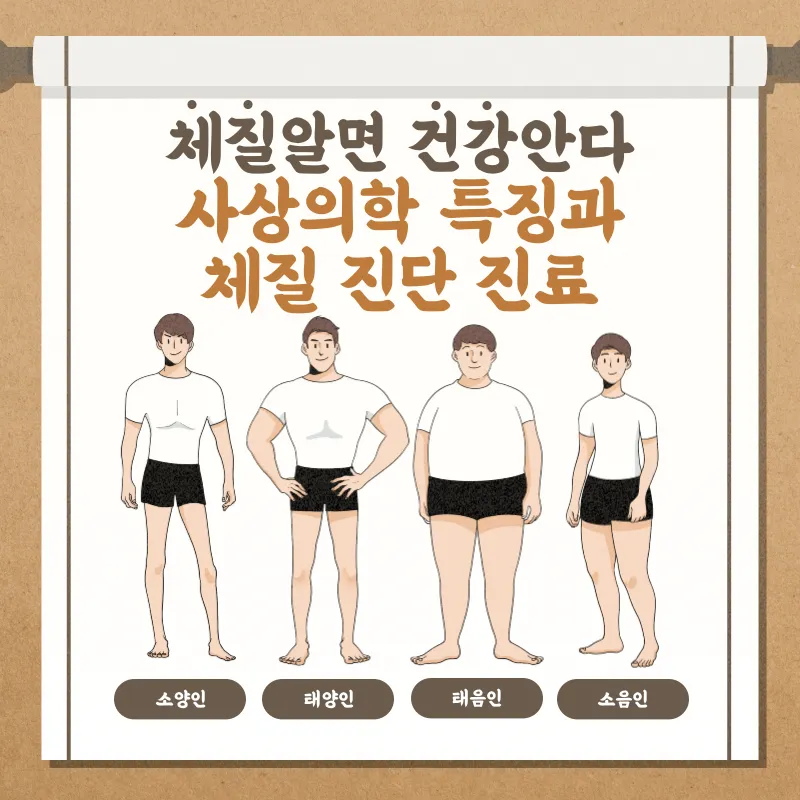 태양인, 태음인, 소음인, 소양인 특징 살펴보기