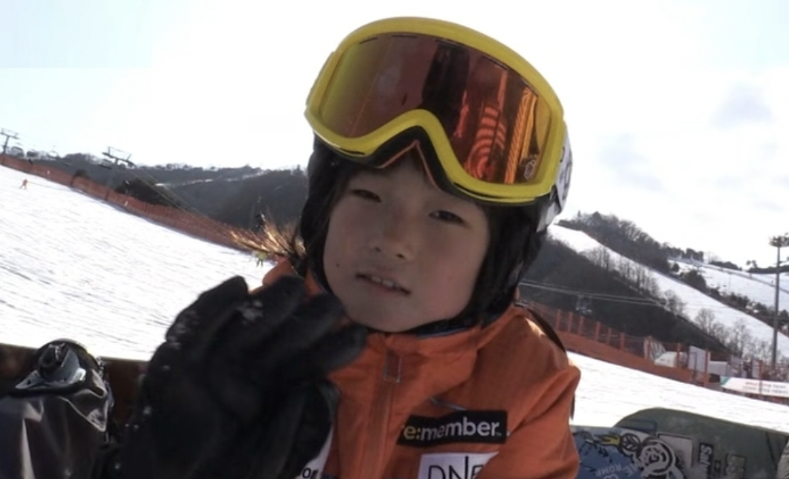 최가온(스노보드) 어린시절