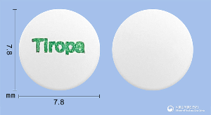 티로파정 알약 모양