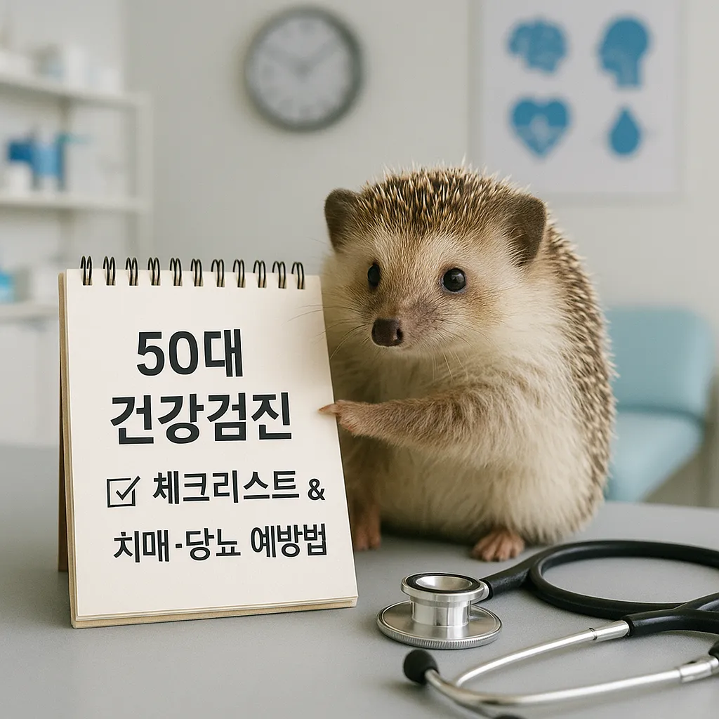 50대 건강검진 필수 리스트 치매·당뇨 예방법 총정리