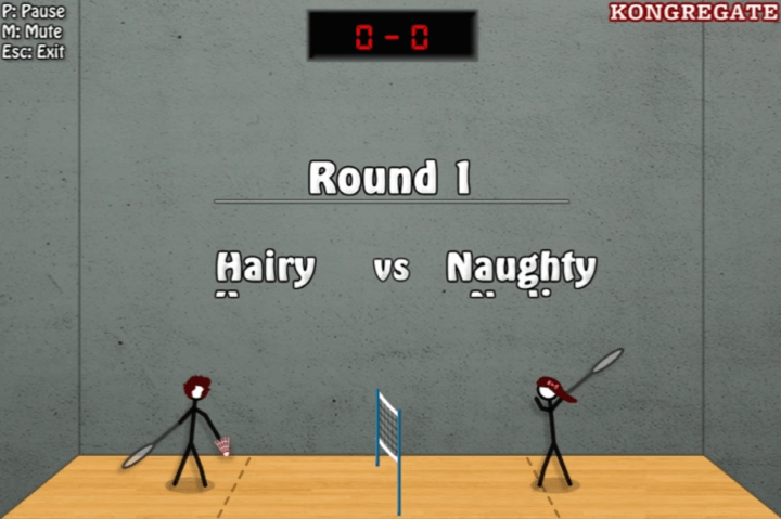 2인용-배드민턴2-플래시게임-시작-화면