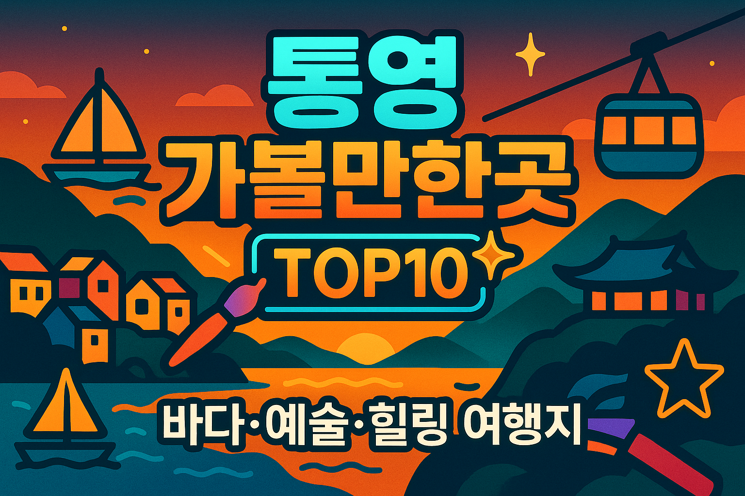 통영 가볼만한곳 베스트10