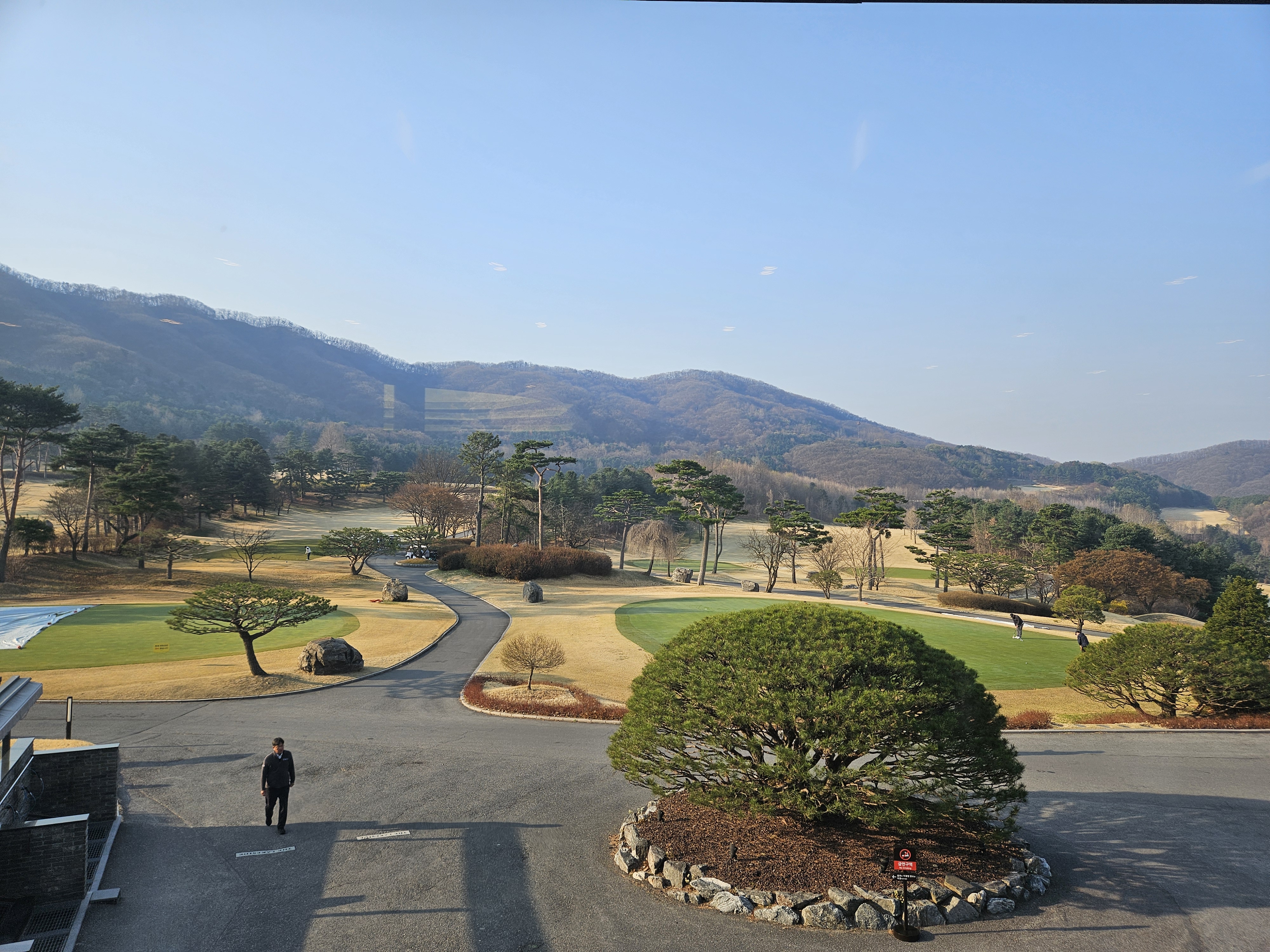 클럽하우스에서 바라본 골프장 전경사진