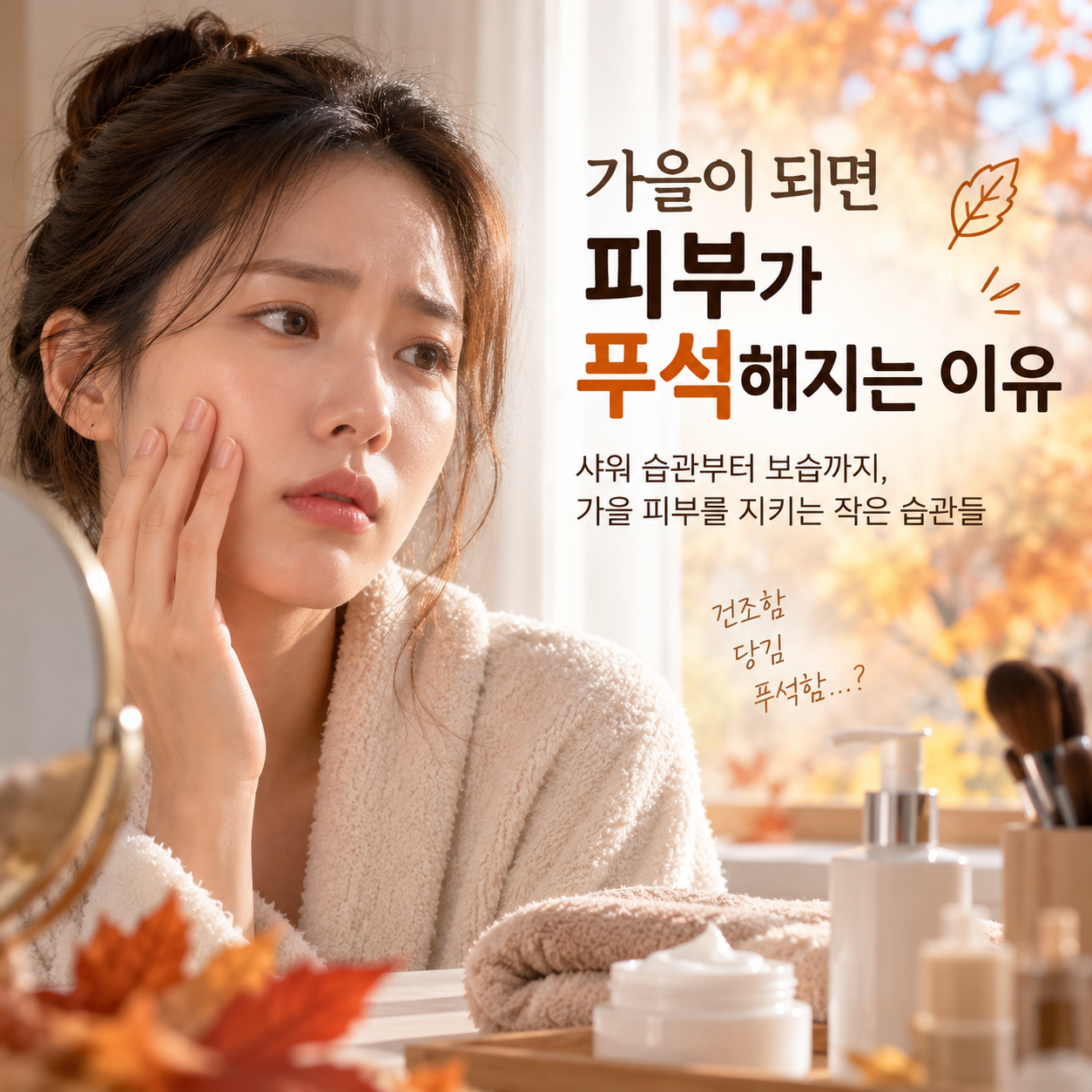 가을 피부를 지키는 작은 습관