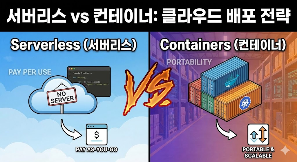 서버리스 vs 컨테이너: 클라우드 배포 전략