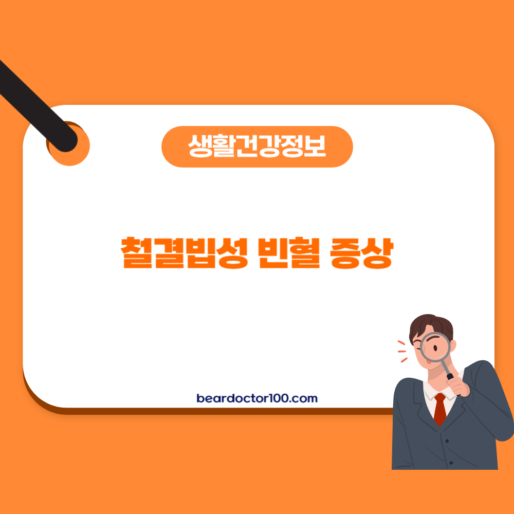 철결빕성 빈혈 증상