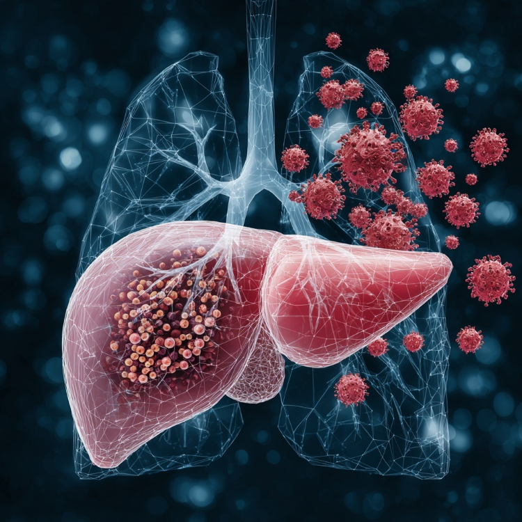 간의 해독작용 디지털 이미지 형상화