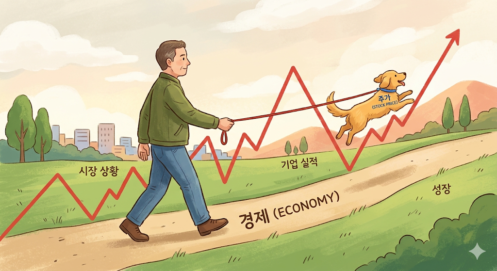 주가와 경제의 관계: 산책하는 개