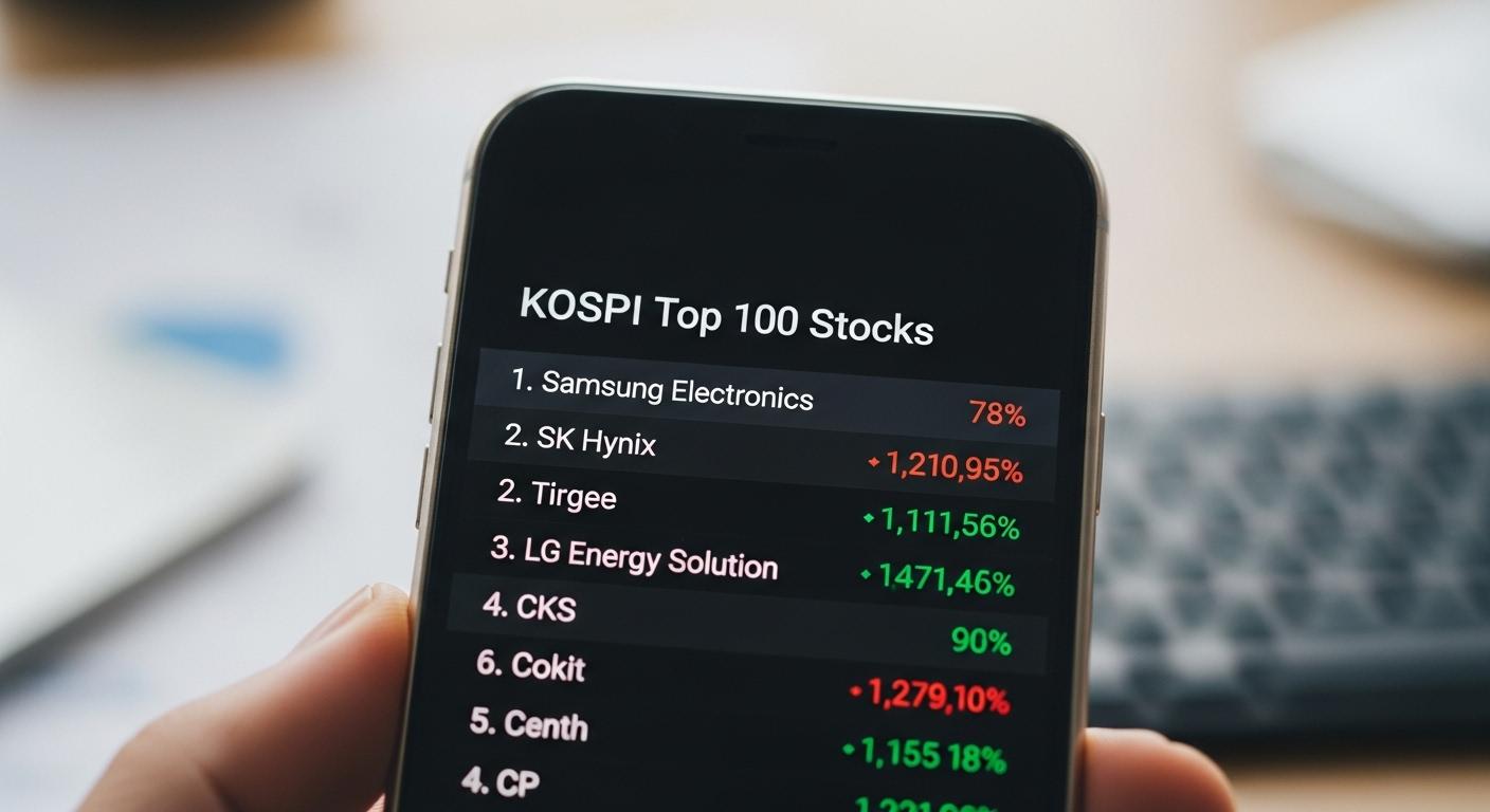 코스피 순위 100