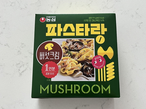 농심파스타랑버섯크림