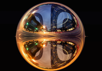 동그란 유리구슬