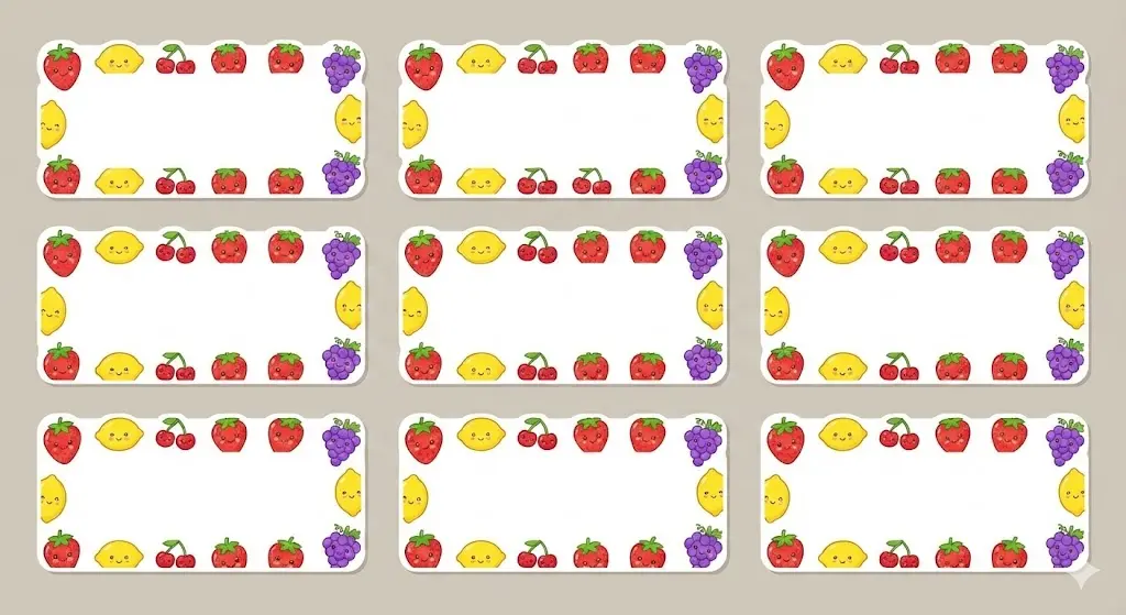 AI로 만드는 상품 라벨과 가격표 도안