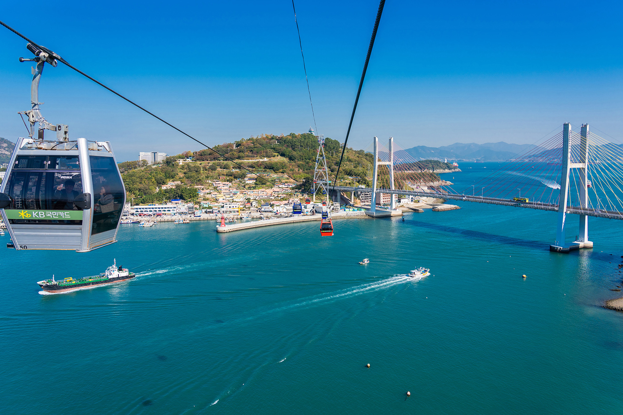 여수 해상케이블카 야경