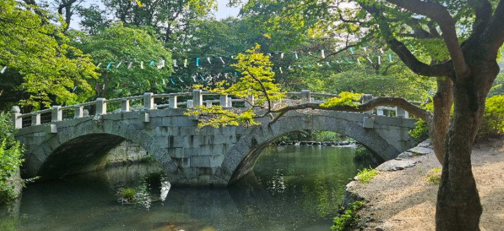 고창의 선운사 숲길
