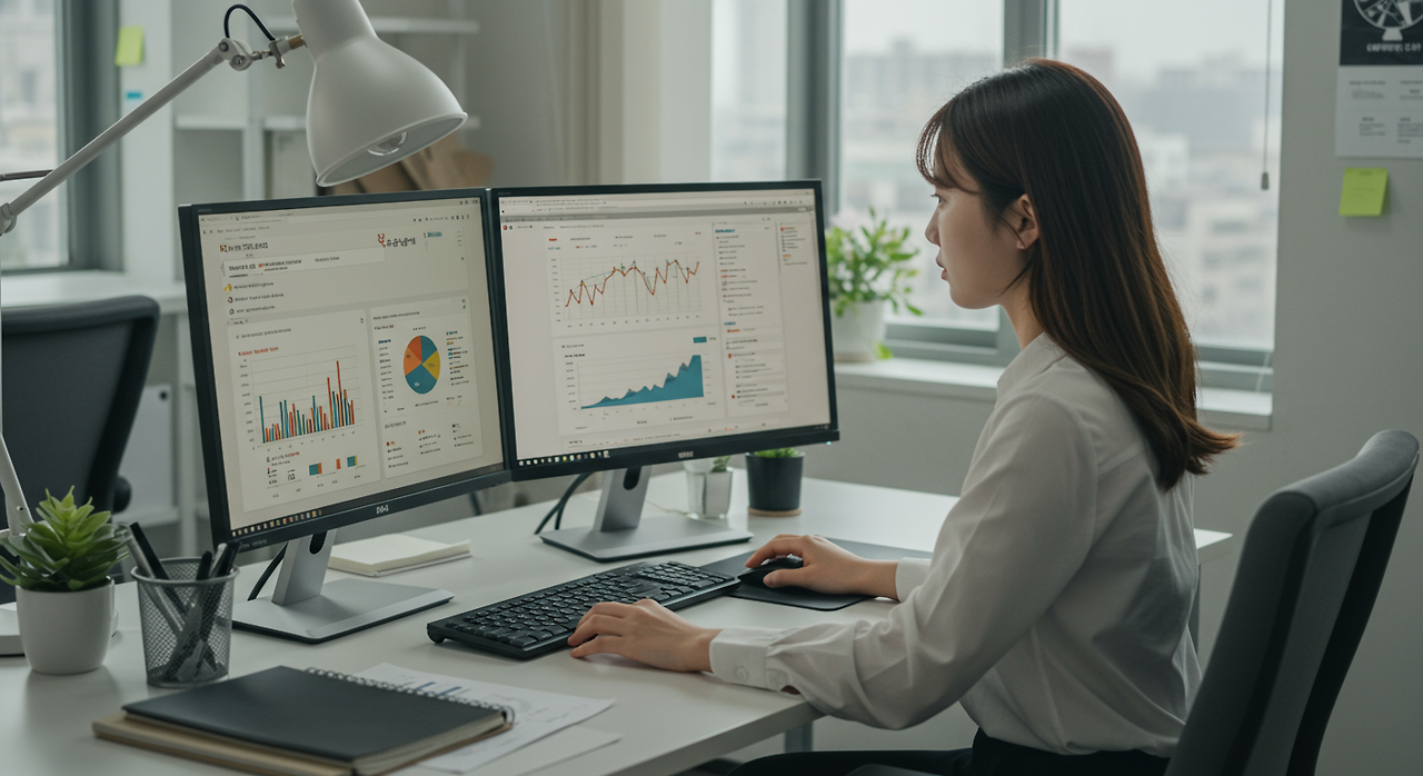 컴퓨터보는 사람