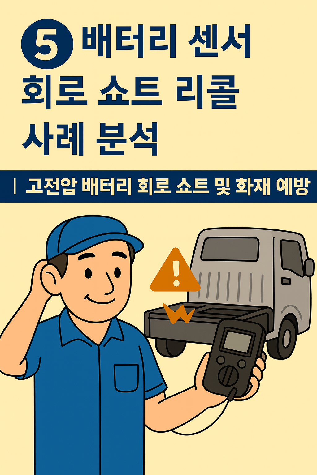 배터리 센서회로 쇼트 리콜 사례 분석