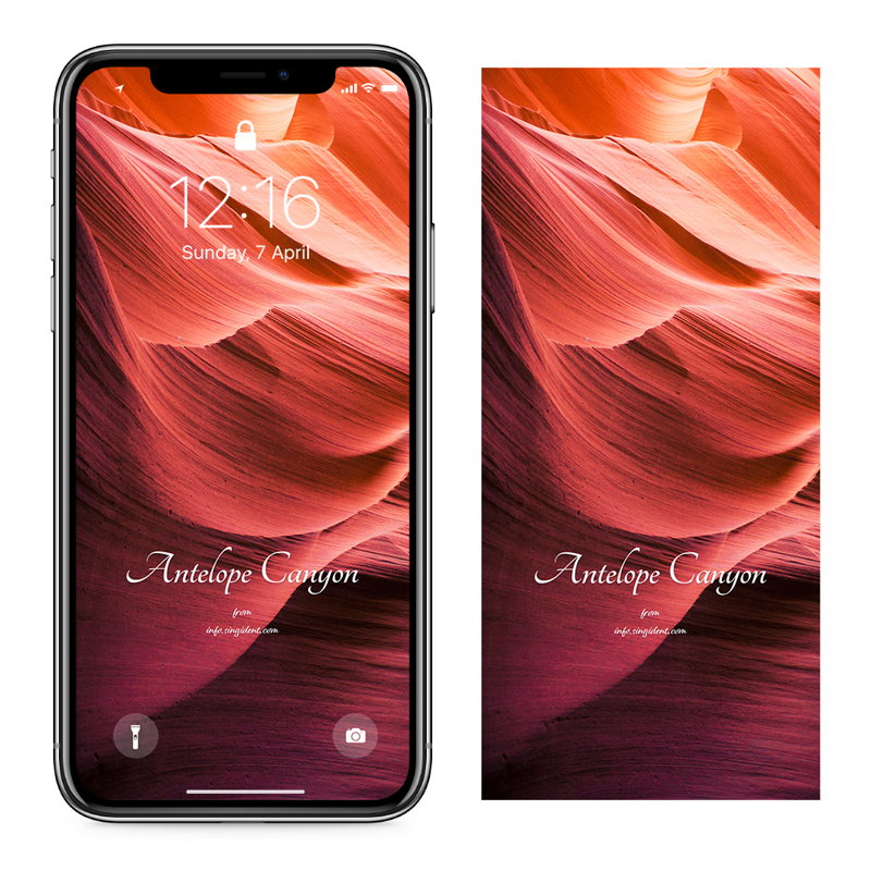 06 엔텔로프 벽 C - Antelope Canyon 아이폰풍경배경화면