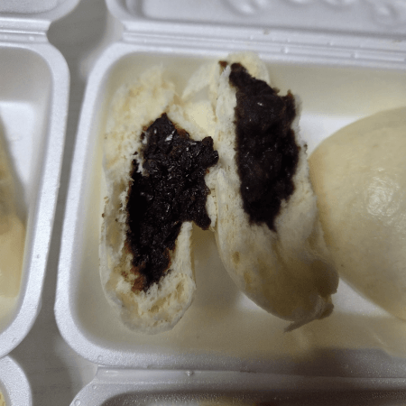 전설의 왕만두 우유 찐빵