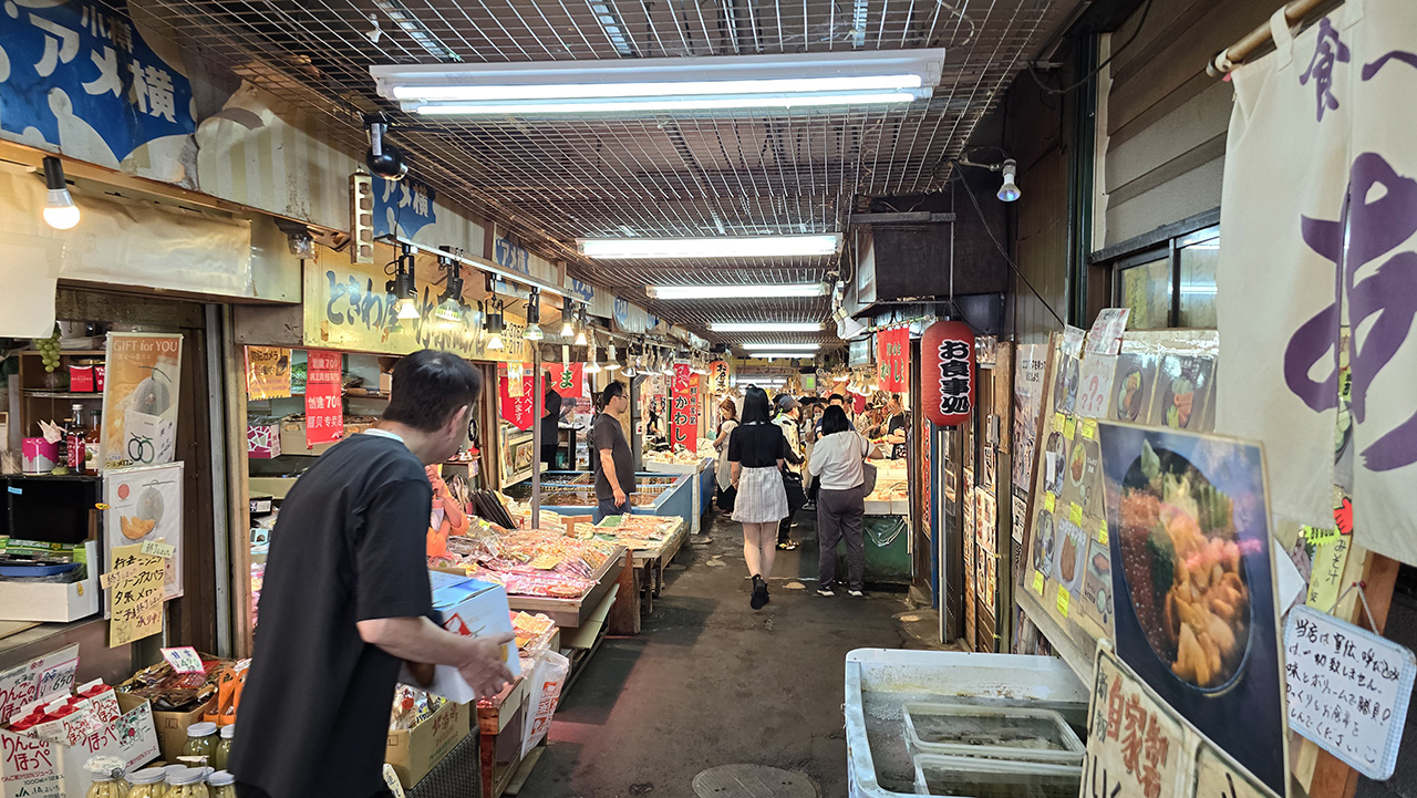 오타루 삼각시장