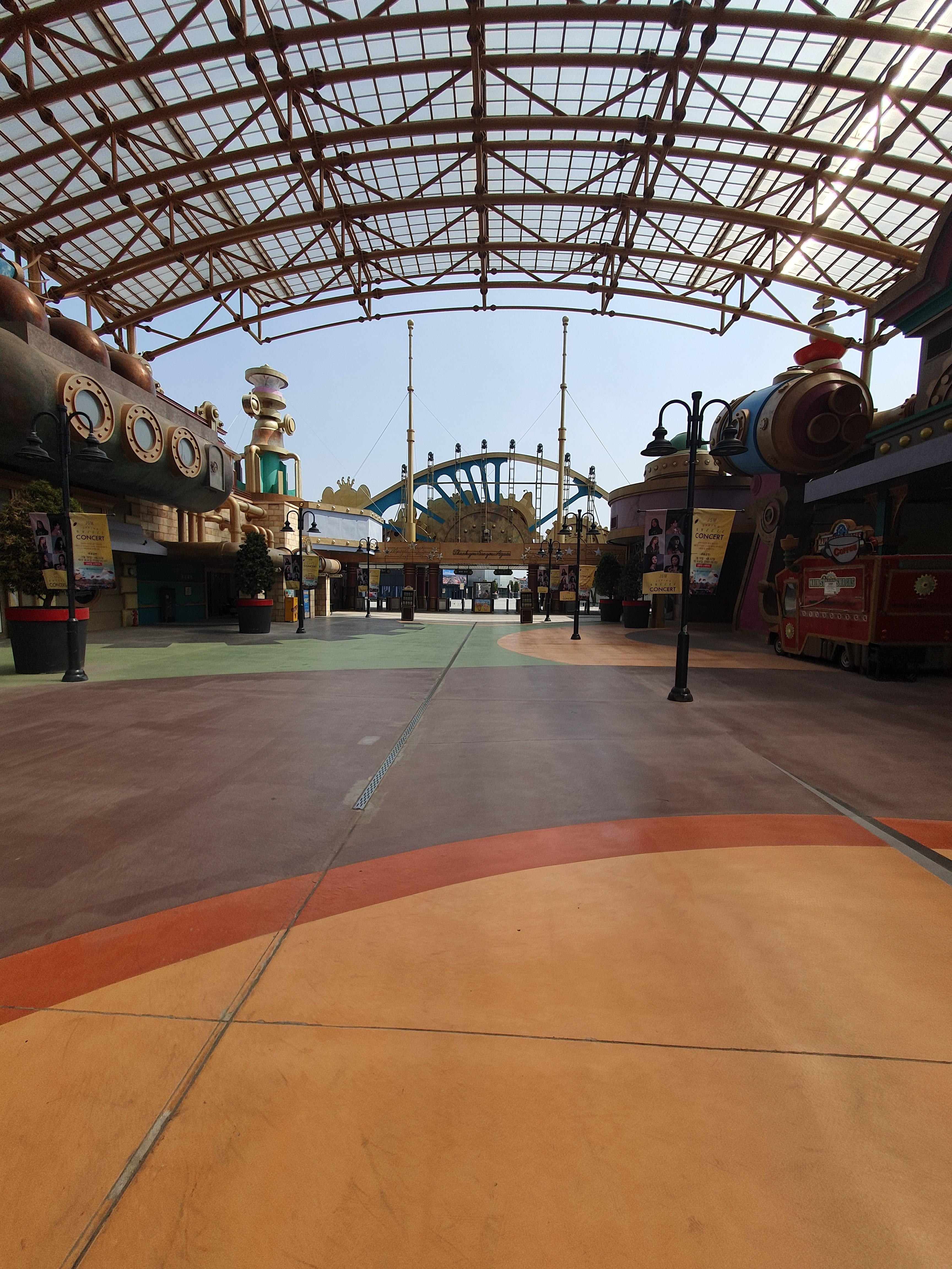 신화월드 테마파크 입구쪽 전경