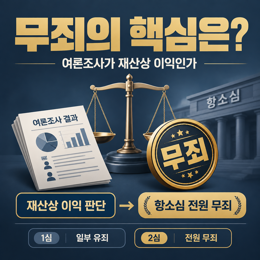 무죄의 핵심은?