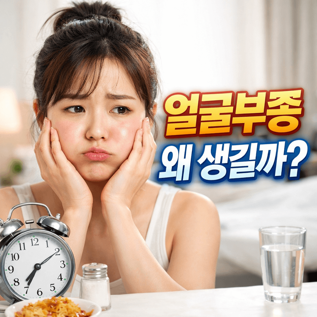 얼굴부종 왜 생길까 붓기 원인, 생활습관, 즉시 해결 방법까지 정리