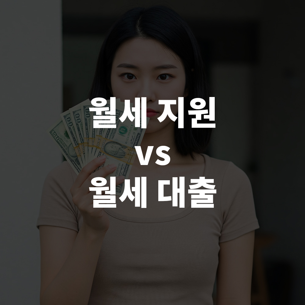 월세 지원 vs 월세 대출 꼼꼼 비교